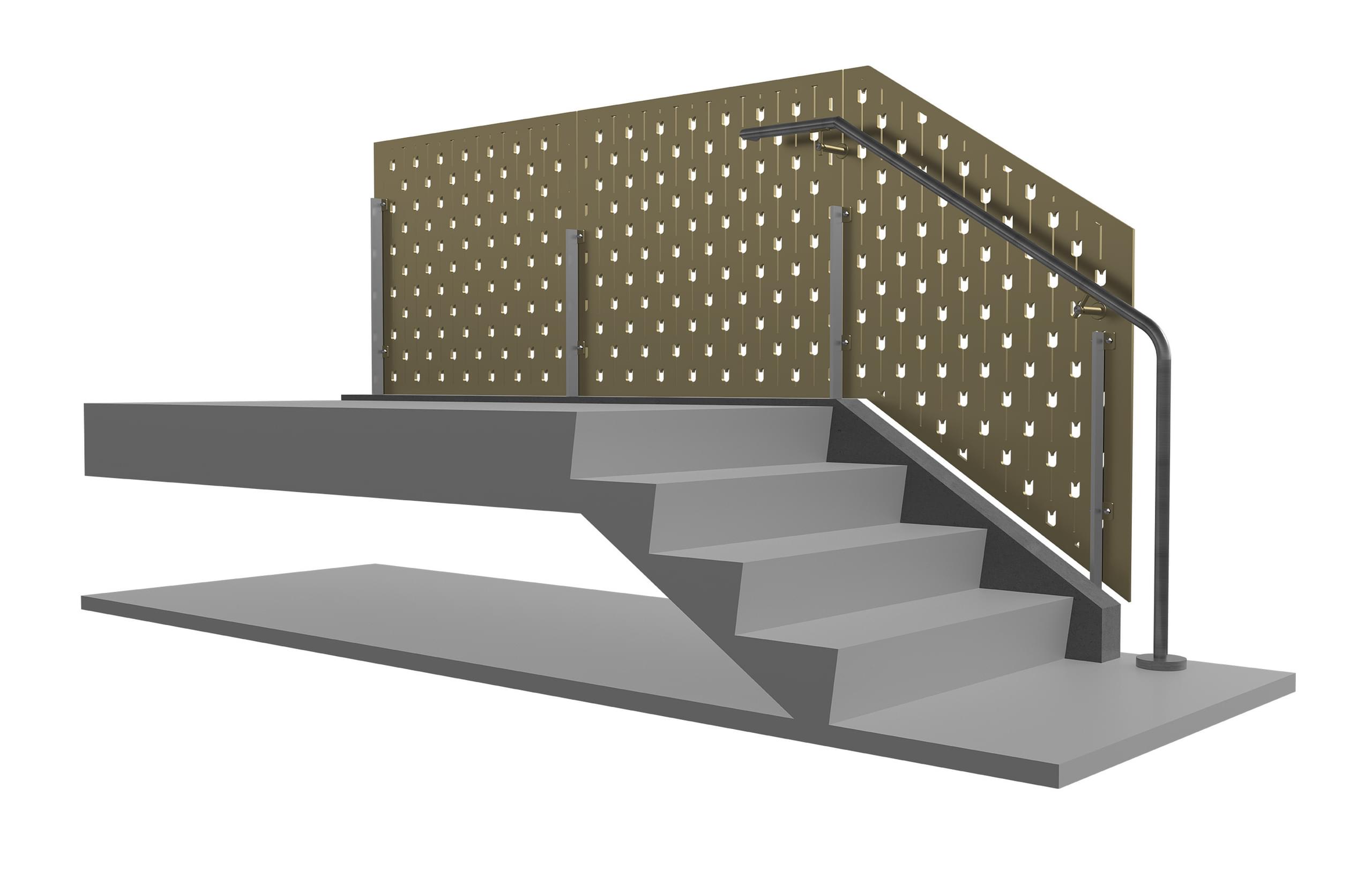 STRUC™ Laser Cut Metal Panel Railings | Viva Railings | VIVA Railings