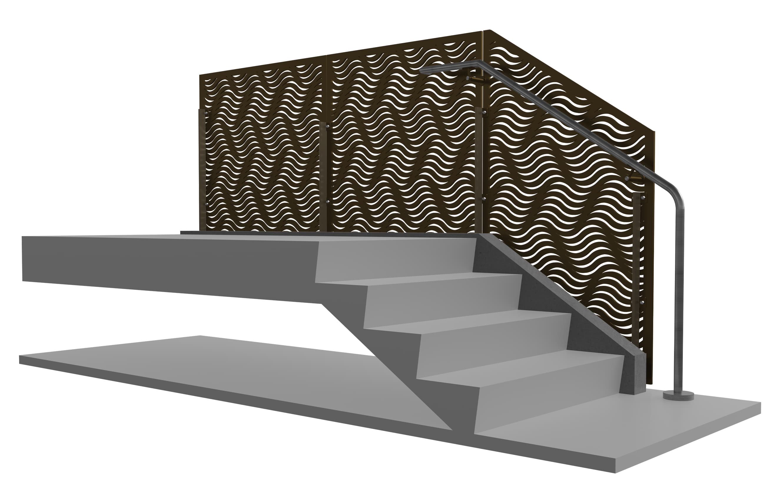 STRUC™ Laser Cut Metal Panel Railings | Viva Railings | VIVA Railings