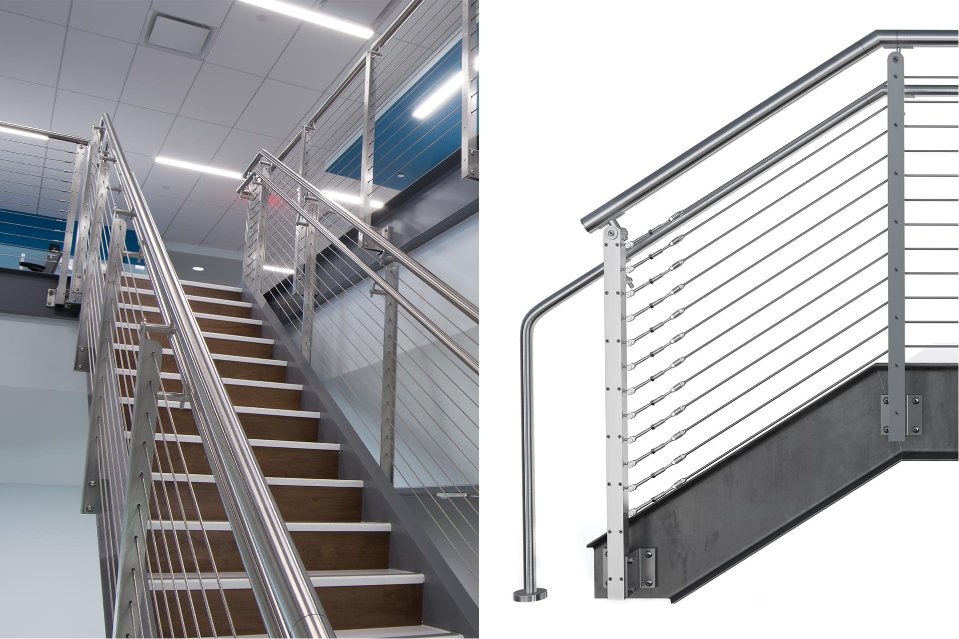 TEE™ Cable Metal Railing System | Viva Railings | VIVA Railings