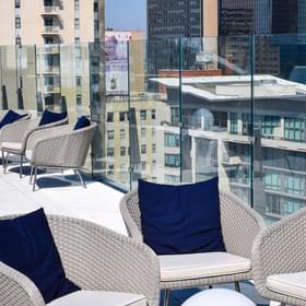 Windwall glass railing system