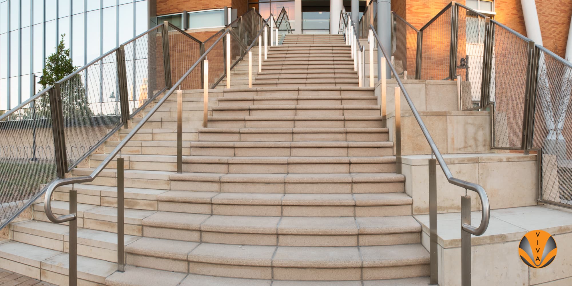 UNT BUSINESS LEADERSHIP BUILDING CUSTOM STAIR