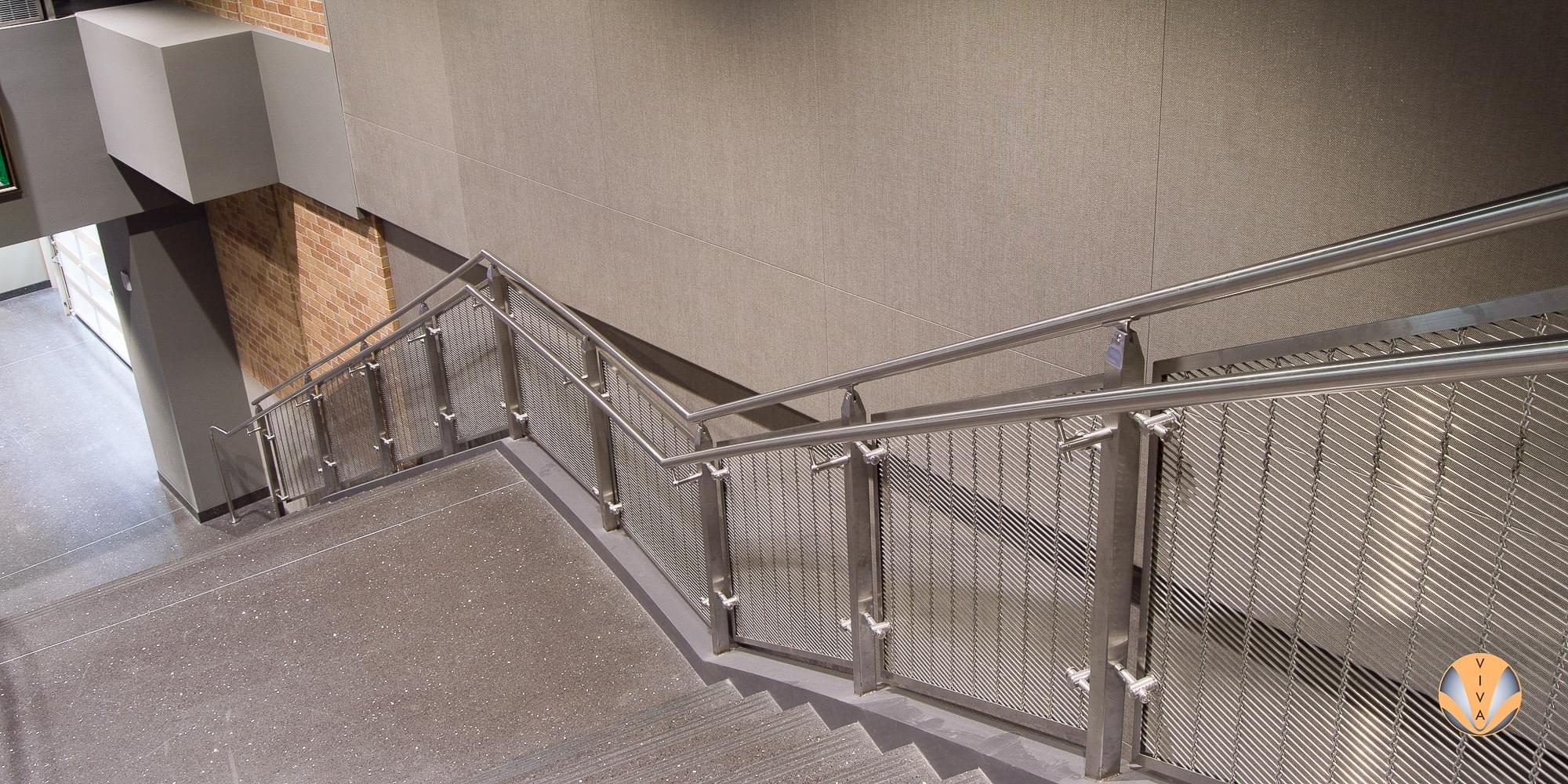 Uber Railing Decorative Panel Railing - CUBE | UNT 1 O' Clock… | VIVA Railings
