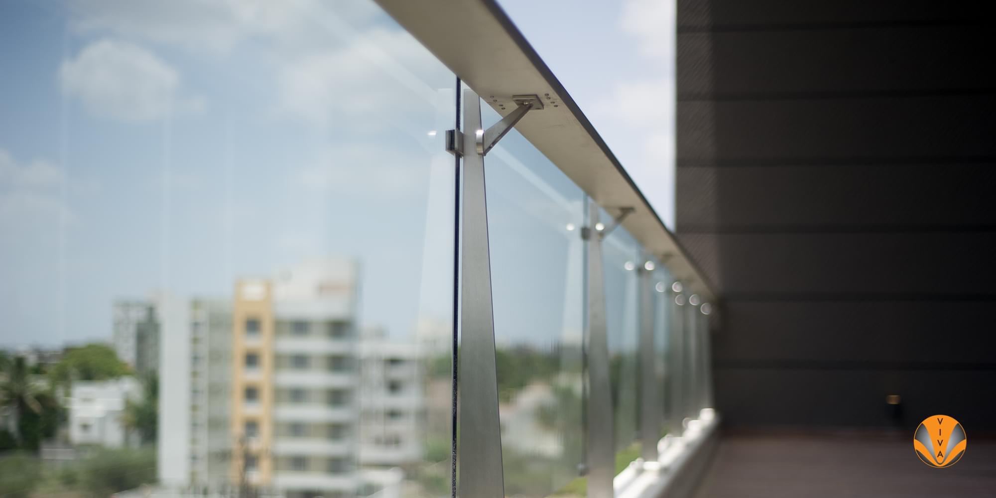 Solo Railing Terrace Railing - SOLO Glass Railing System | Nashik… | VIVA Railings