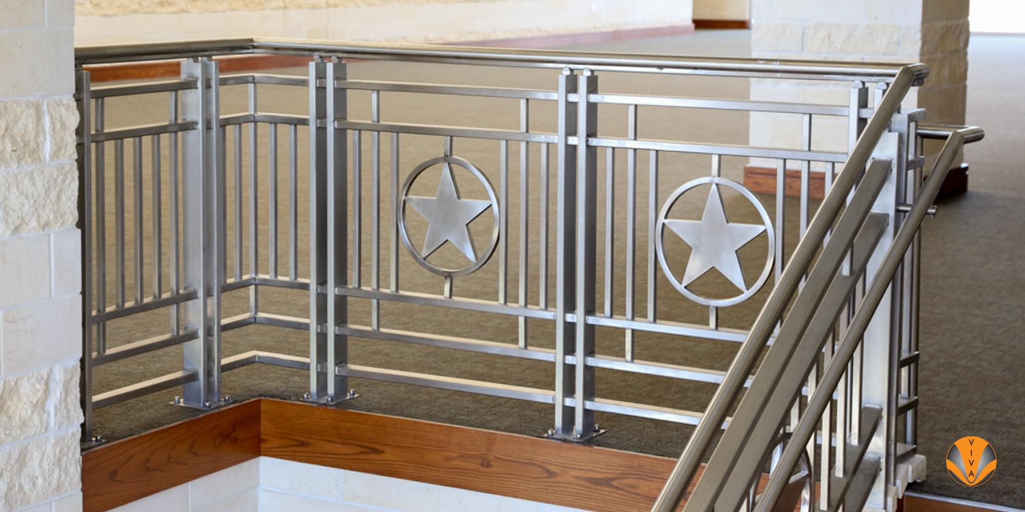 Robust Railing - CUSTOM Texas Star | Texas DPS… | VIVA Railings