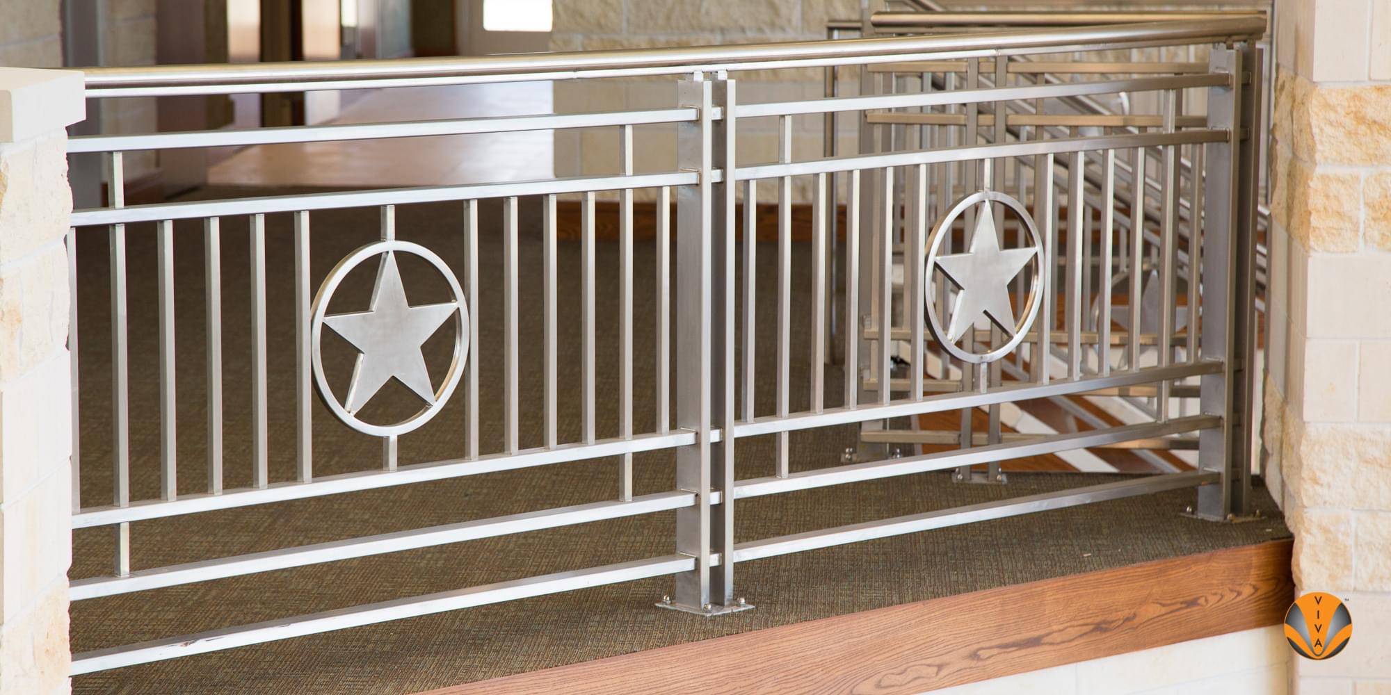 Robust Railing - CUSTOM Texas Star | Texas DPS… | VIVA Railings