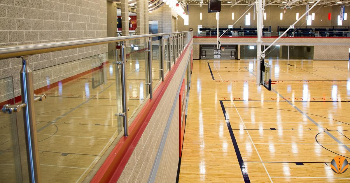 Stadium Railing Round Rock Sports Center | VIVA Railings