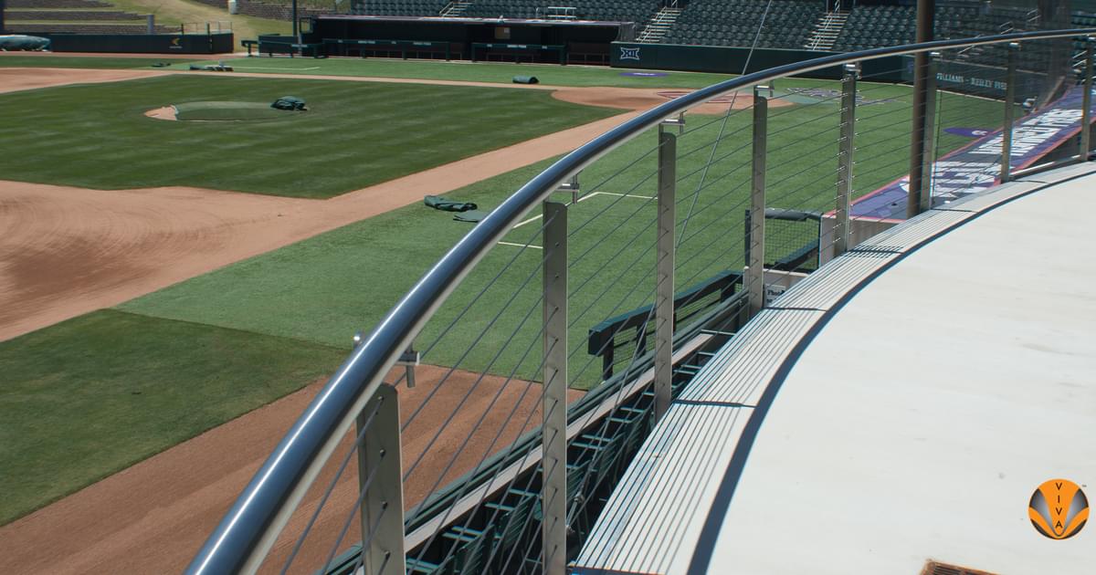 Stadium Railing Texas Christian University - Lupton Stadium | VIVA Railings