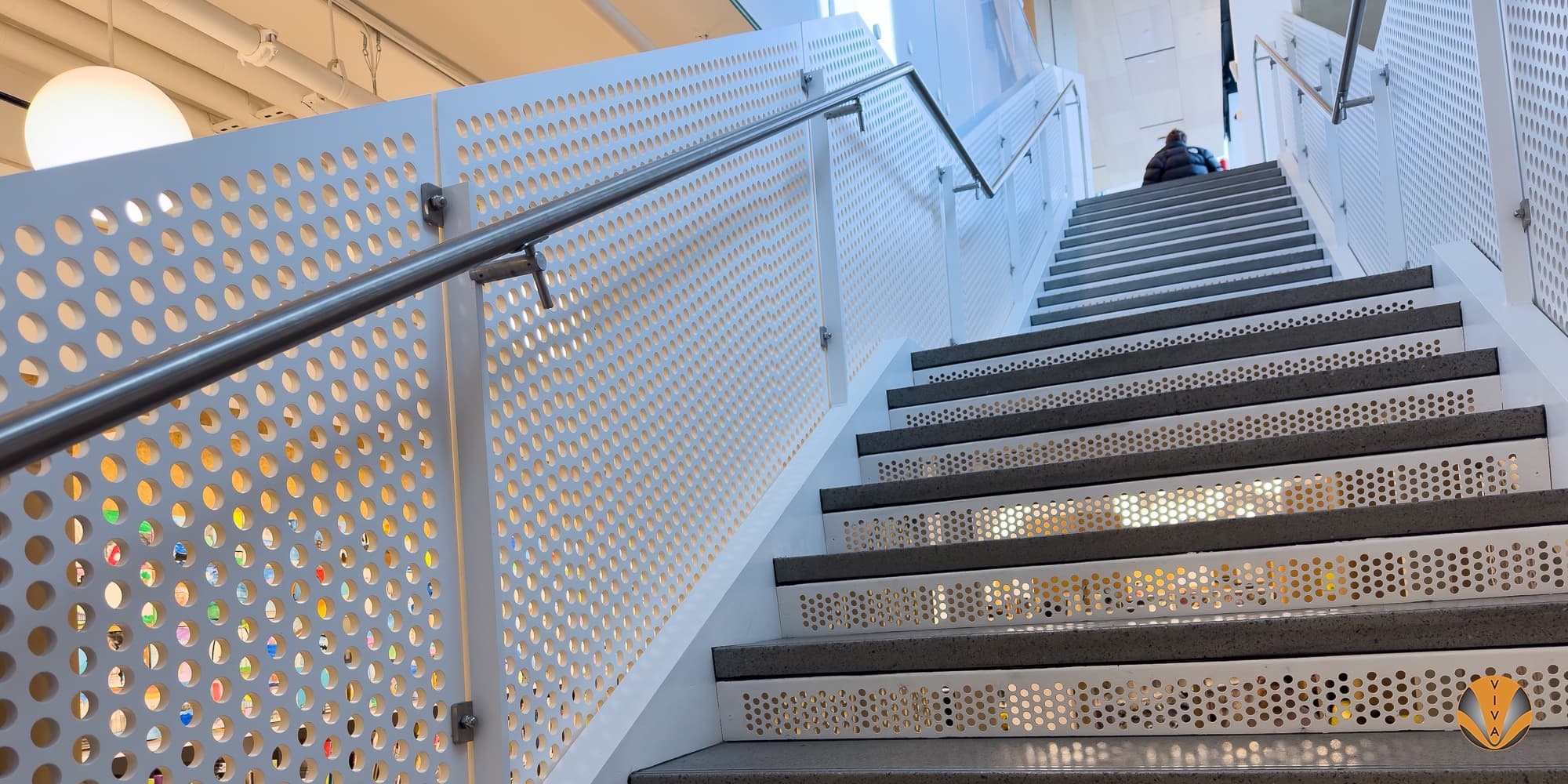 METAL PANEL RAILING SYSTEM STRUC BROOKLYN HEIGHTS LIBRARY 3 of 15