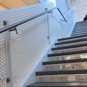 METAL PANEL RAILING SYSTEM STRUC BROOKLYN HEIGHTS LIBRARY 3 of 15