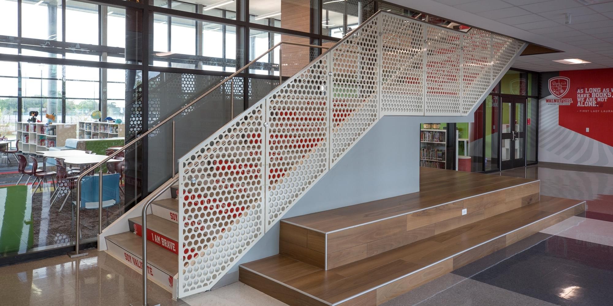 Dallas ISD Walnut Hill Leadership Academy | VIVA Railings