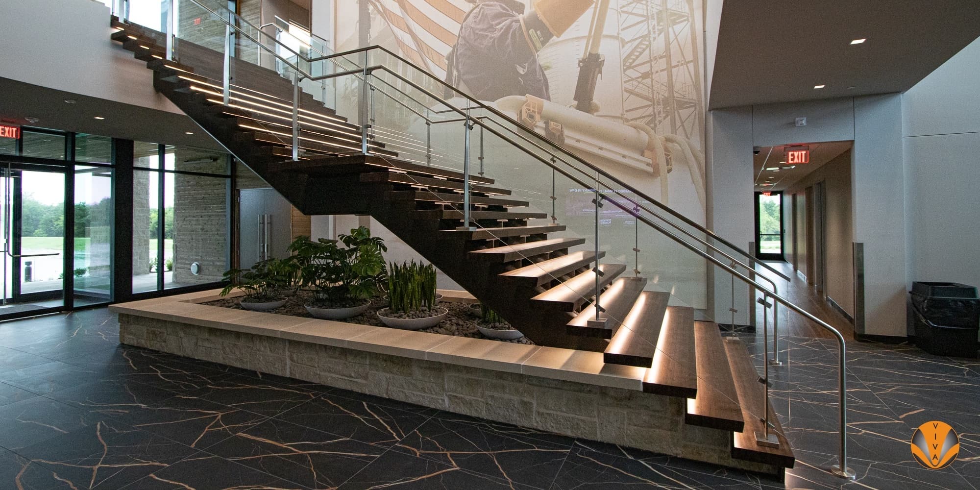 SOLO SLIM LINE GLASS RAILING RAYBURN 3 of 31