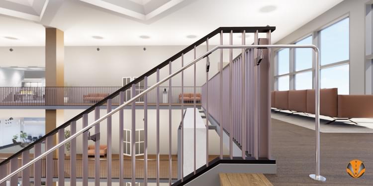 Slat Railing SLAT Aluminum Picket Railings | VIVA Railings