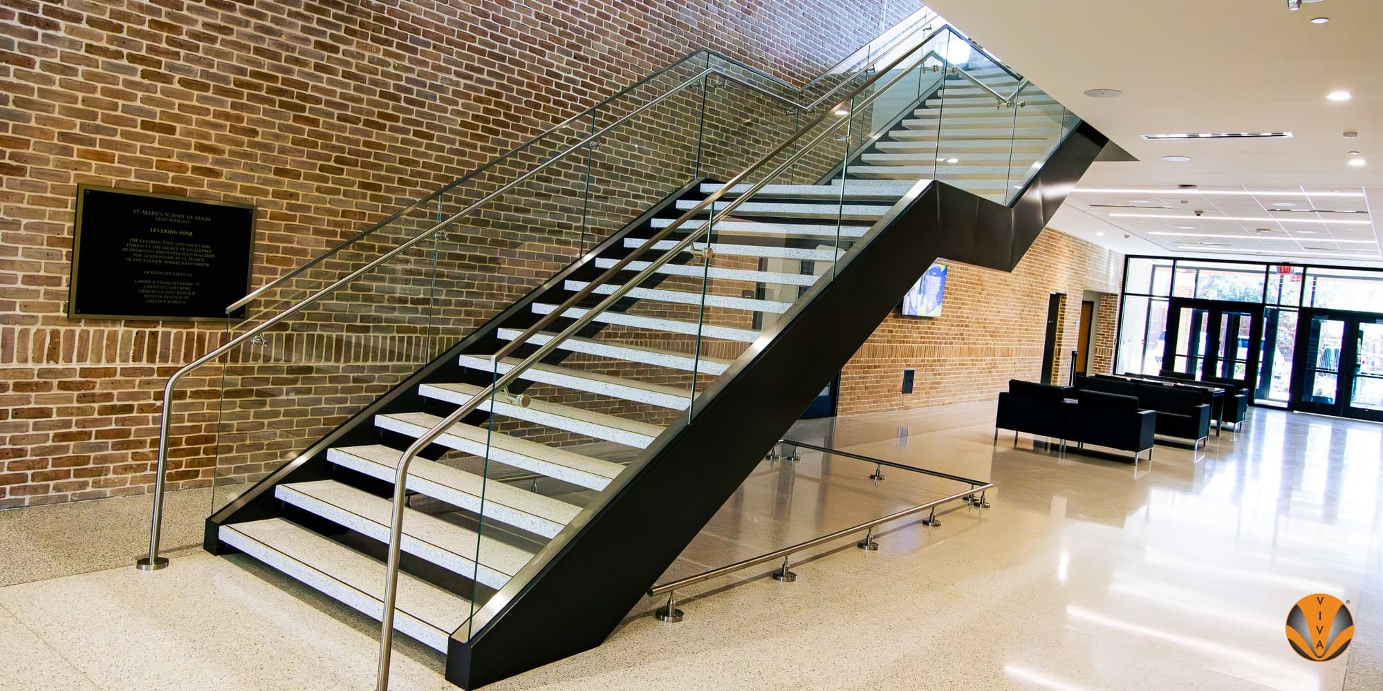 SHOE STRUCTURAL GLASS RAILING ST MARKS ATHLETICS 10 of 29