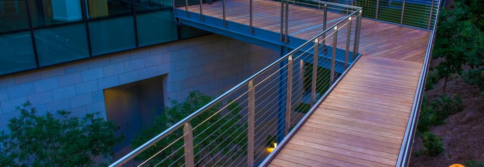 Lighted Railing System - iRAIL | Perot Office/Katy… | VIVA Railings