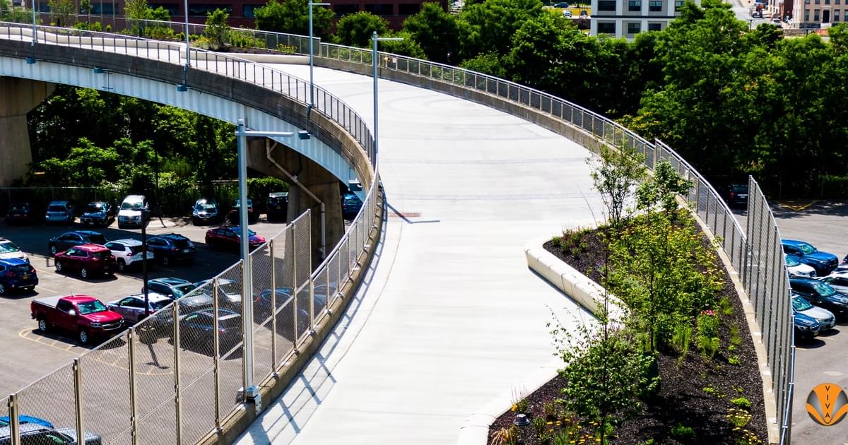 Pedestrian Bridge Railing