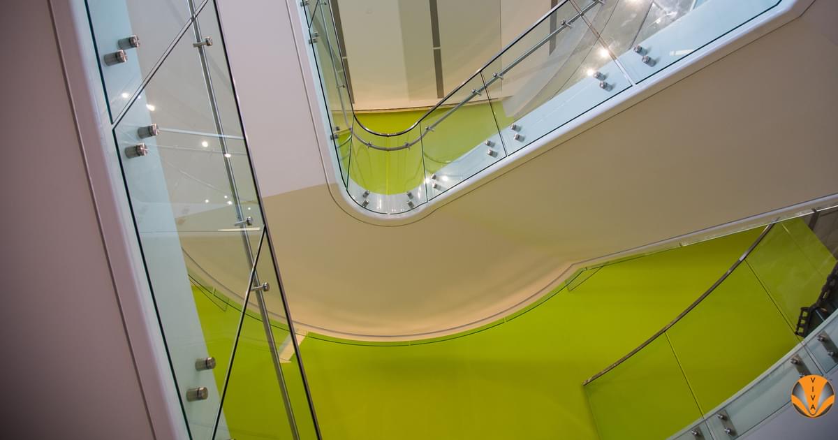 VIVA Railings | Bent Glass Balustrade | VIVA Railings VIEW Glass…