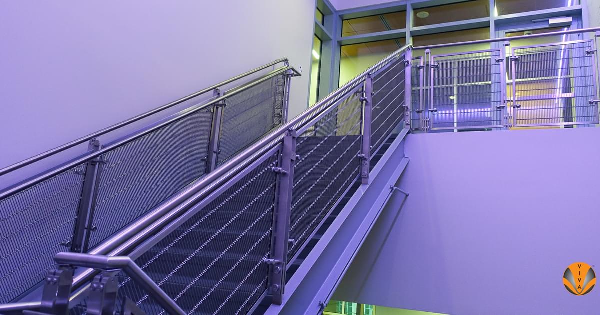 Wire Mesh Railing Systems for Commercial Projects | Viva Railings