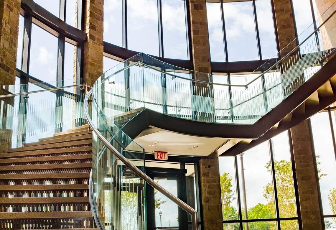Curved Railing Systems for Commercial Use | Viva Railings