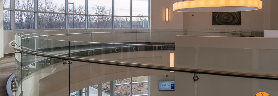 VIVA Railings | Curved Glass Button Railing - VIEW | Kemin Research…