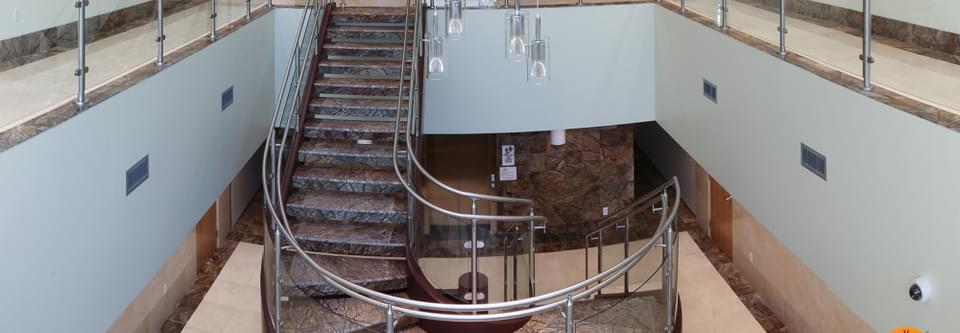 CIRCA™ Curved Glass Railing System for Genusys Corp.