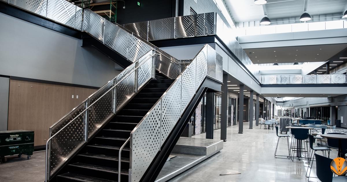 FOLD Panel Railing System | Lewisville ISD Career… | VIVA Railings