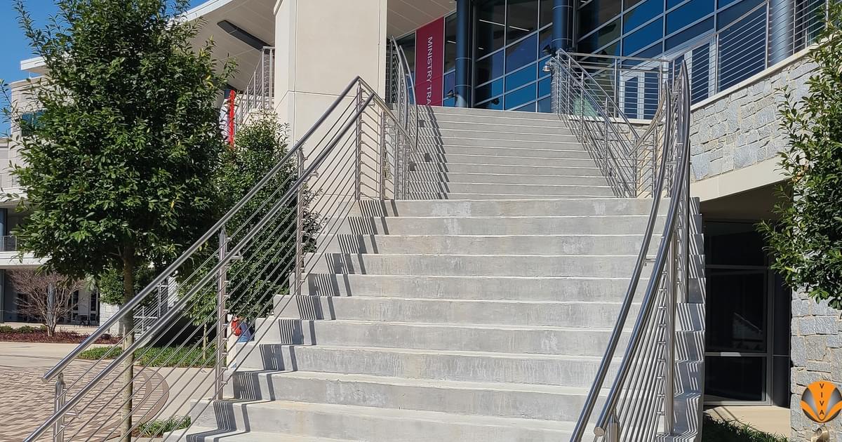 Stainless Steel Multiline Railing - Highland Park… | VIVA Railings