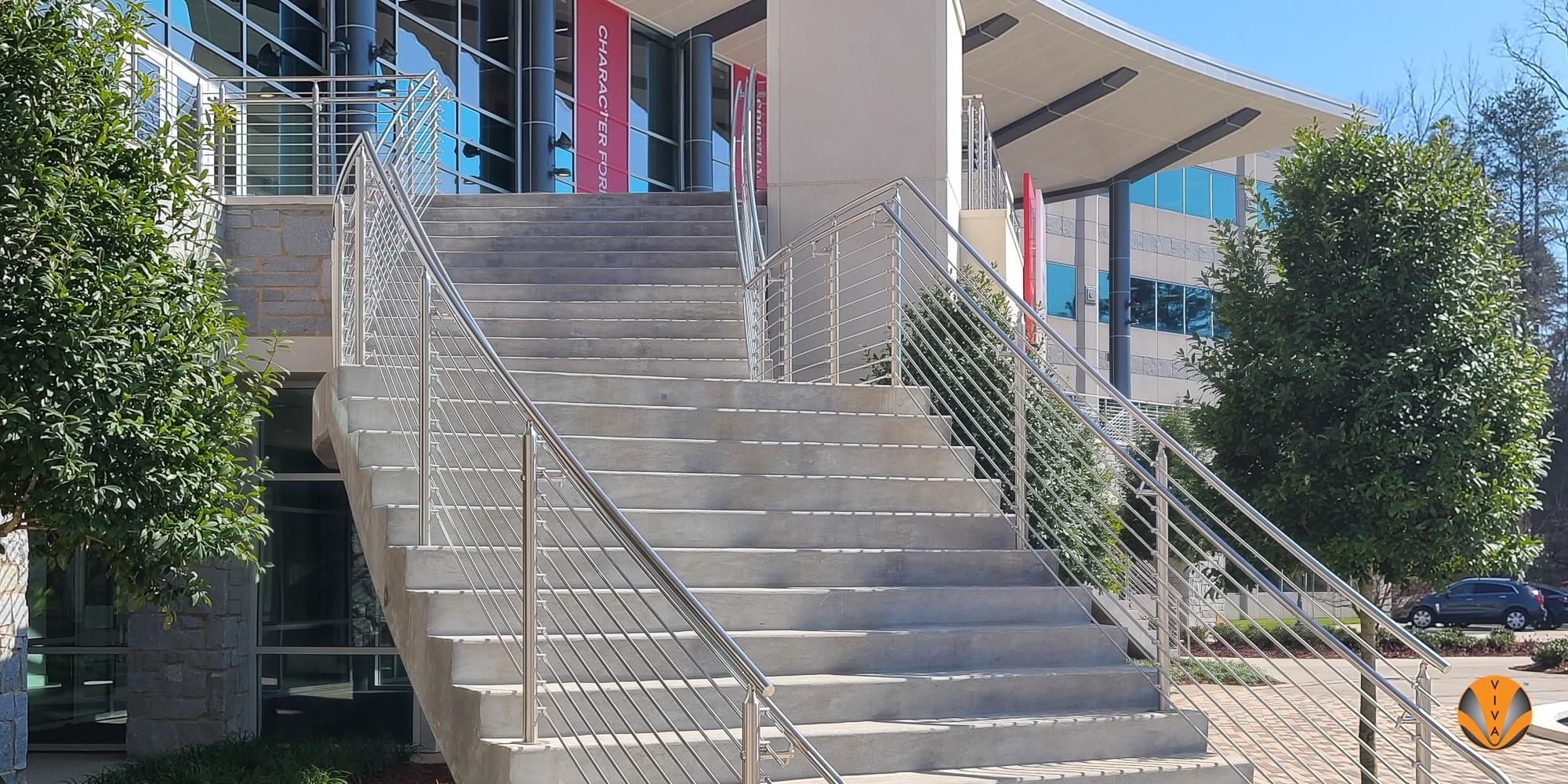 Stainless Steel Multiline Railing - Highland Park… | VIVA Railings