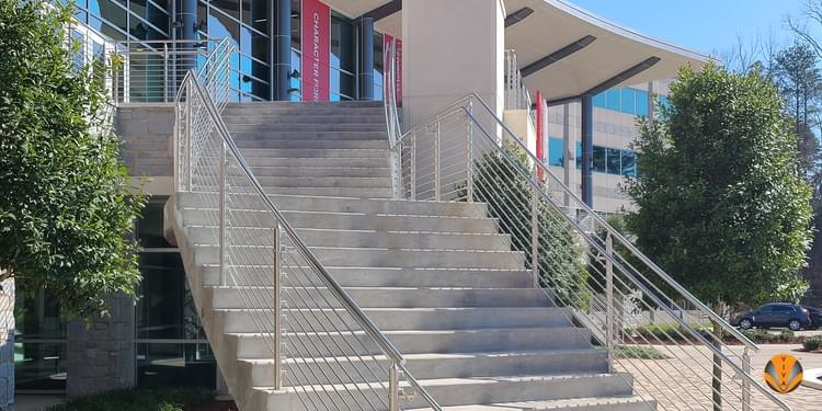 Stainless Steel Multiline Railing - Highland Park… | VIVA Railings