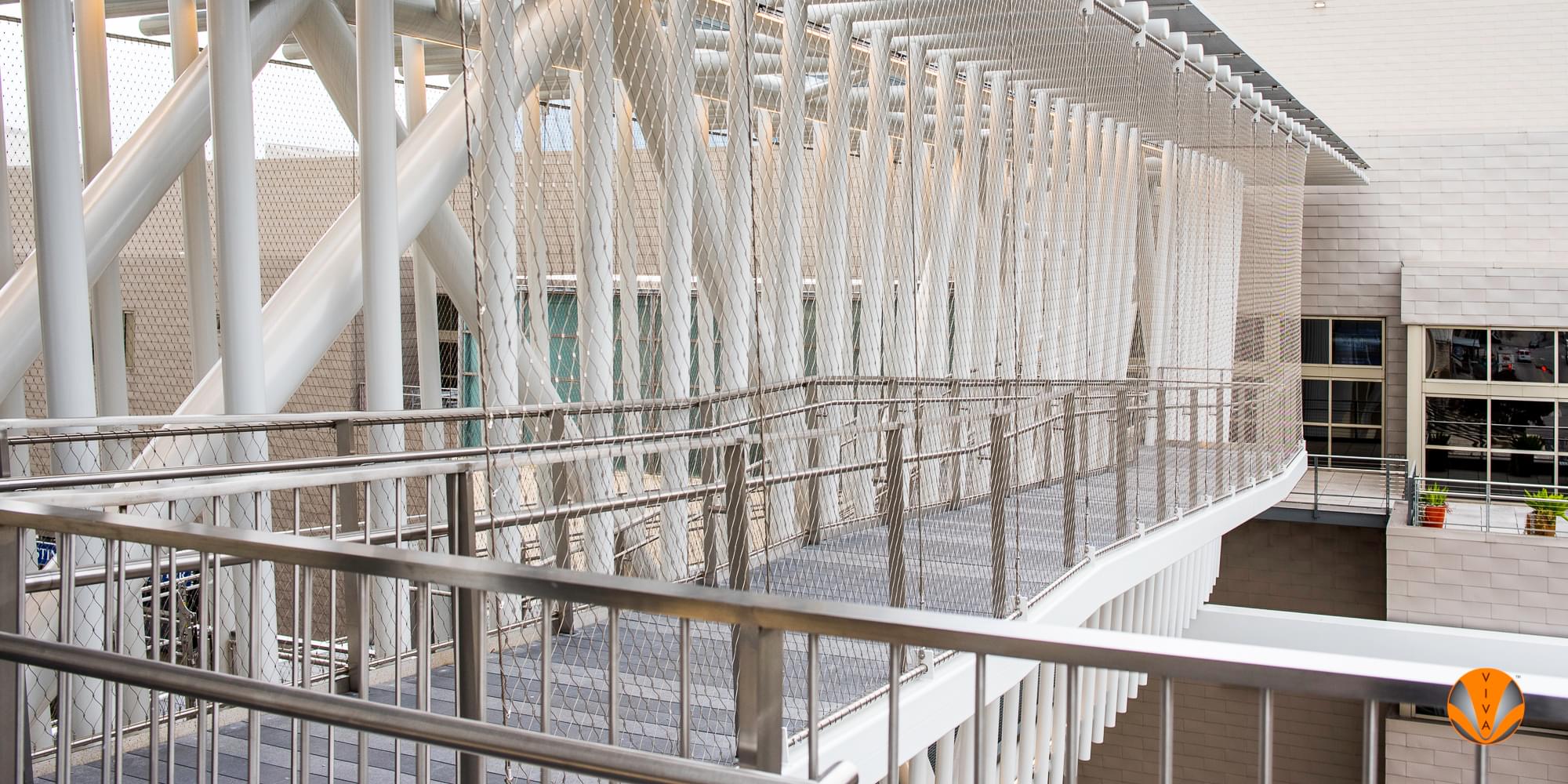 Hilton Overhead Walkway - Austin | Custom Railing… | VIVA Railings