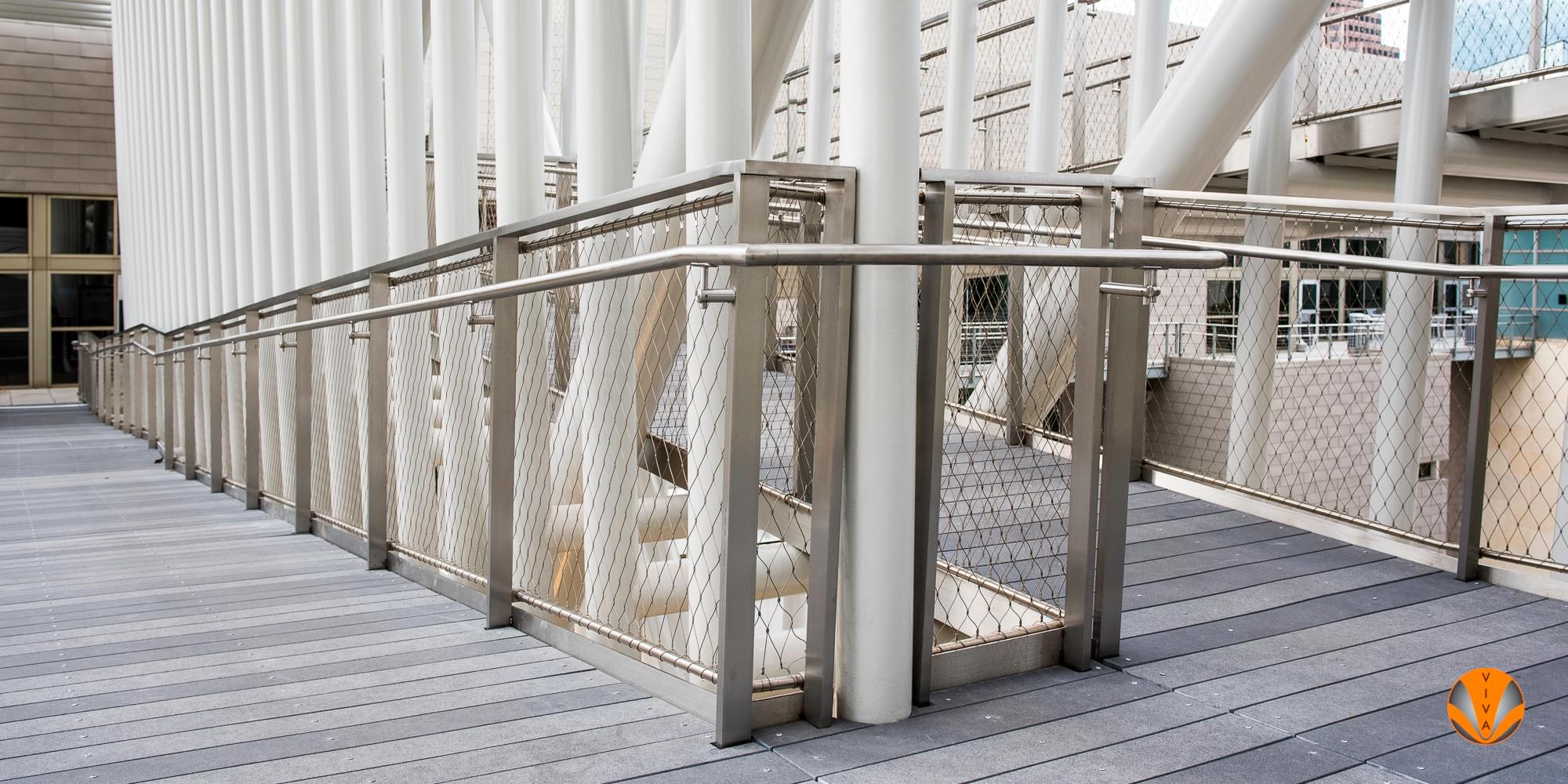 Hilton Overhead Walkway - Austin | Custom Railing… | VIVA Railings