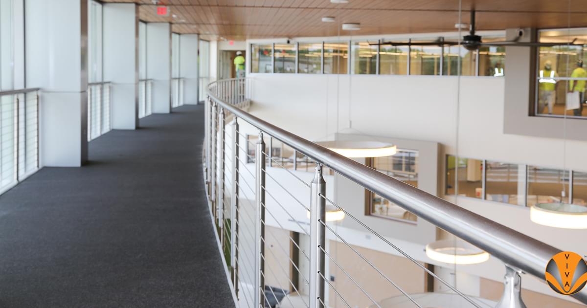 Wire Rope Railing System | Lentz Public Health Center… | VIVA Railings