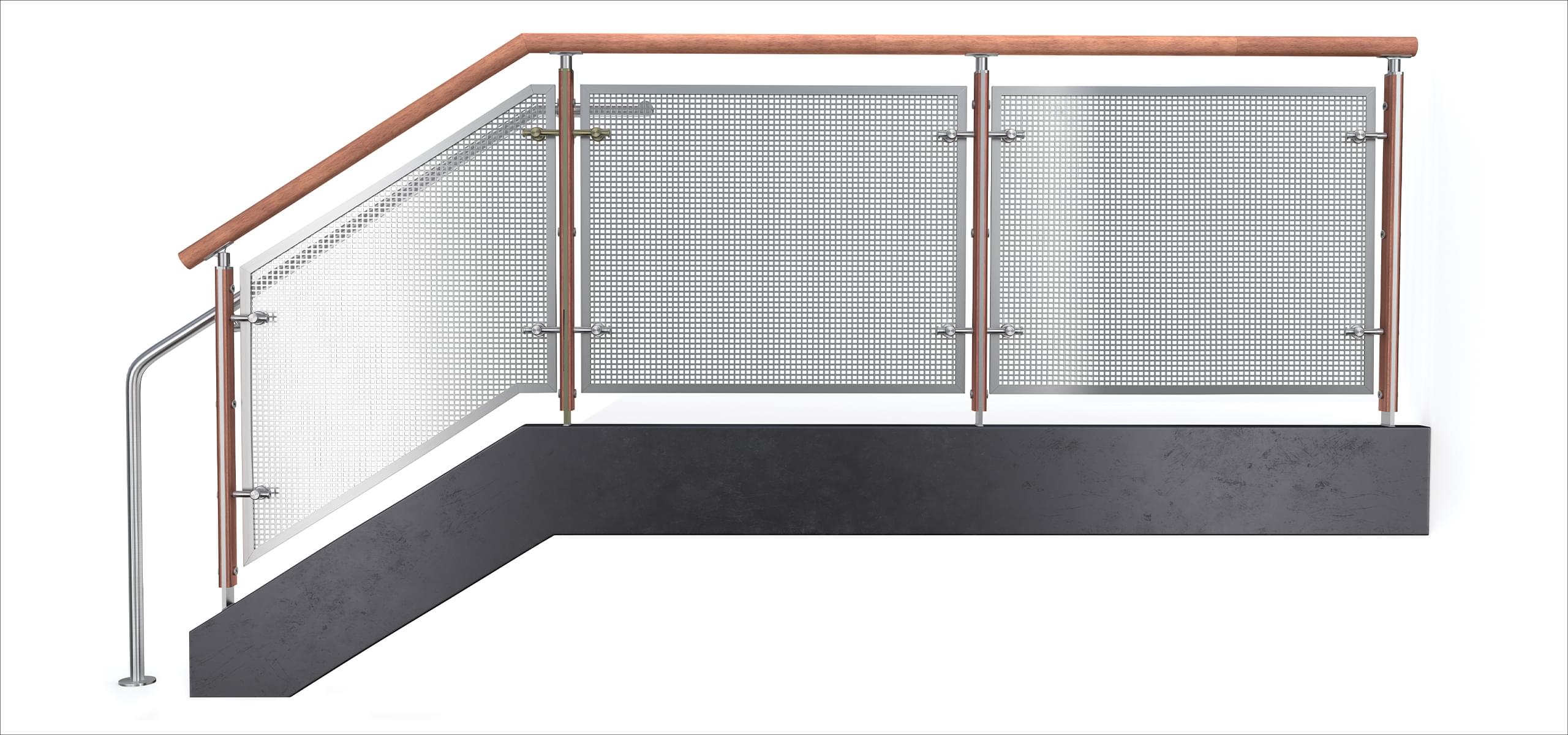 FIN Perf Metal Railing System | VIVA Railings