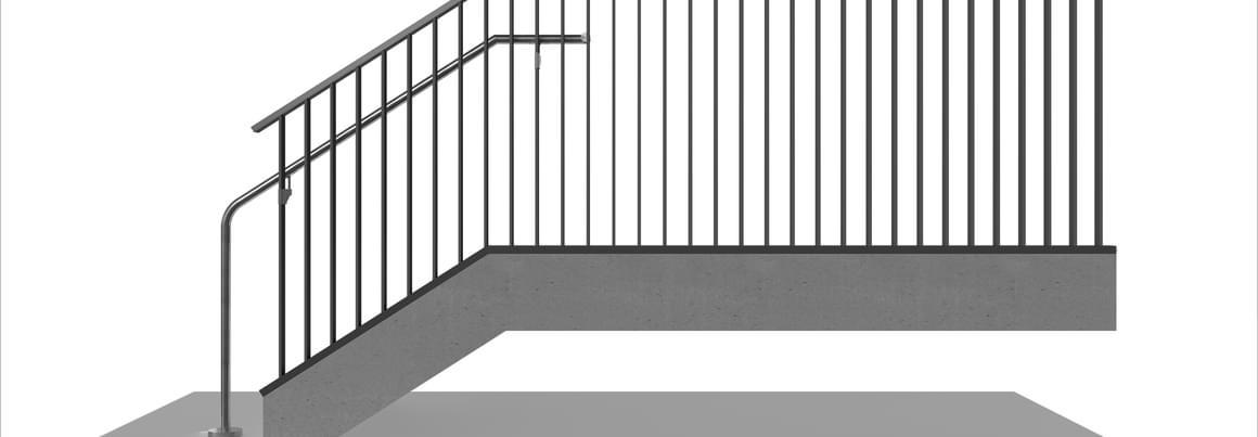 SLAT Metal Picket Railing System | VIVA Railings