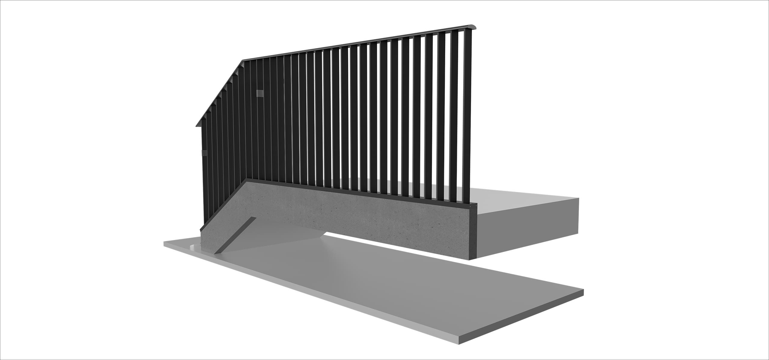 SLAT Metal Picket Railing System | VIVA Railings