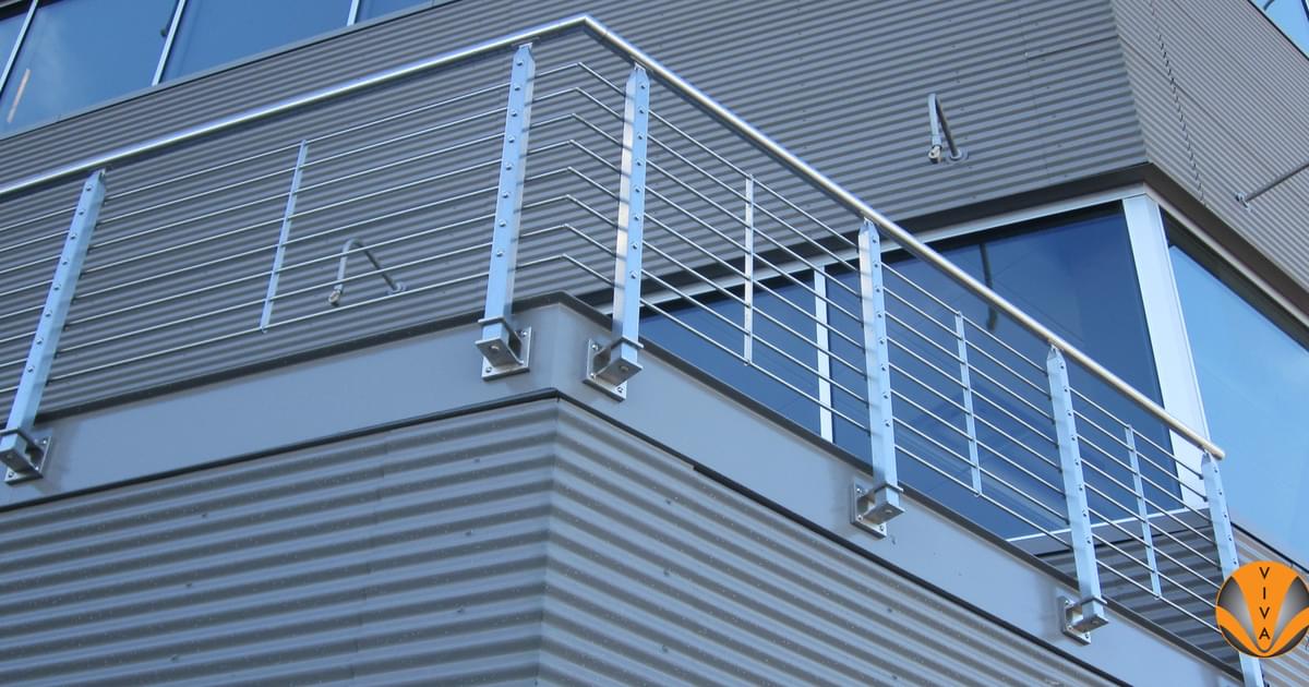 Outdoor Stainless Steel Railing System | Boeing NEDC,… | VIVA Railings