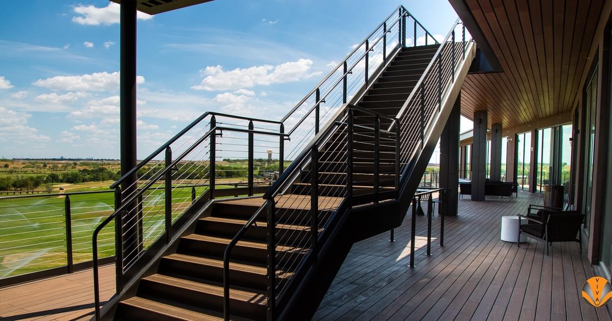 Cable Rails Production Cable Railing System at PGA Headquarters by VIVA… | VIVA Railings