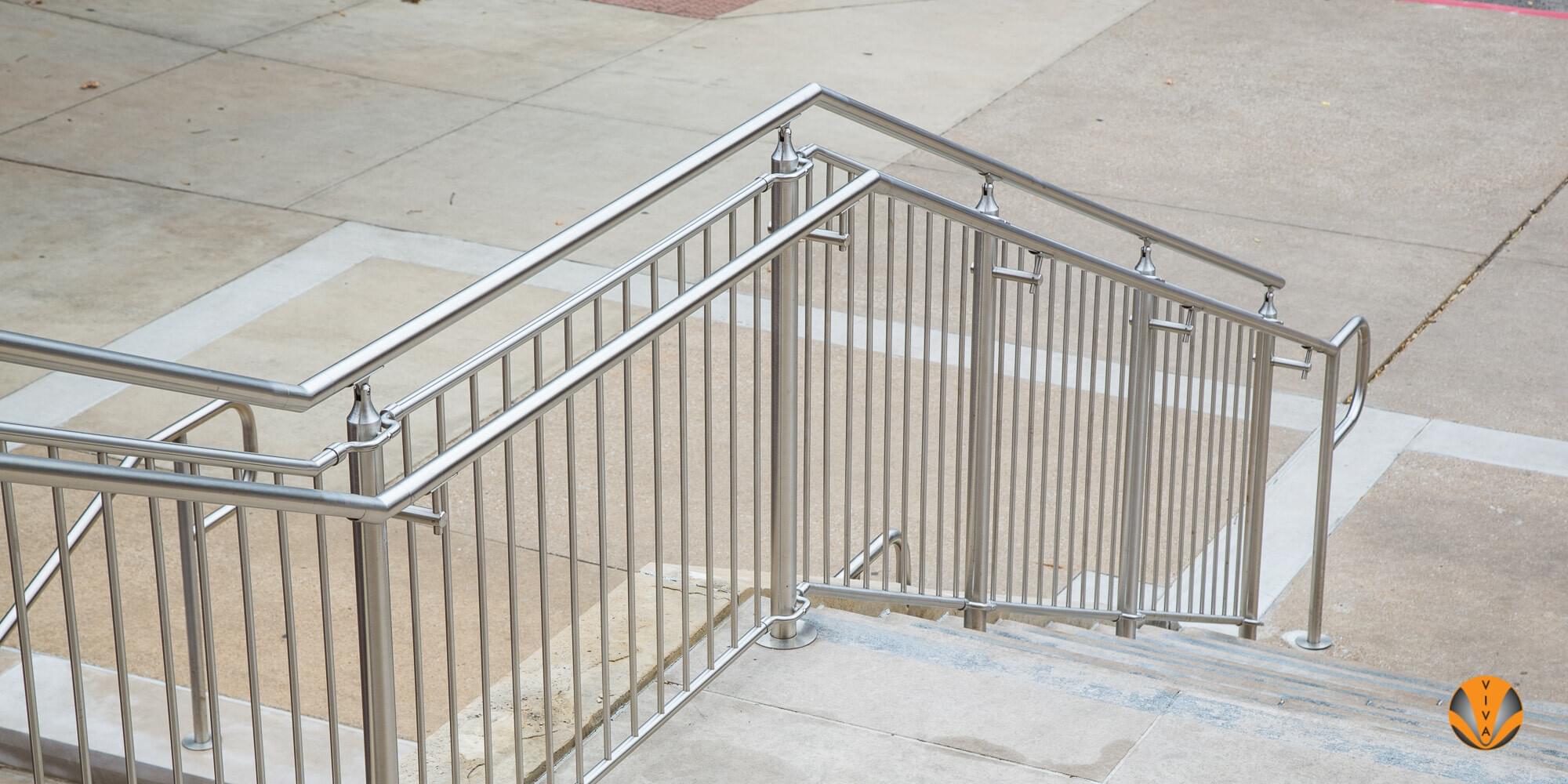 Picket Railing | CIRCA™ Railing at SMU Umphrey | VIVA Railings