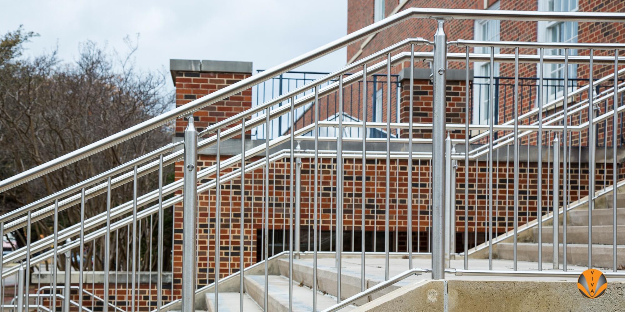 Picket Railing | CIRCA™ Railing at SMU Umphrey | VIVA Railings