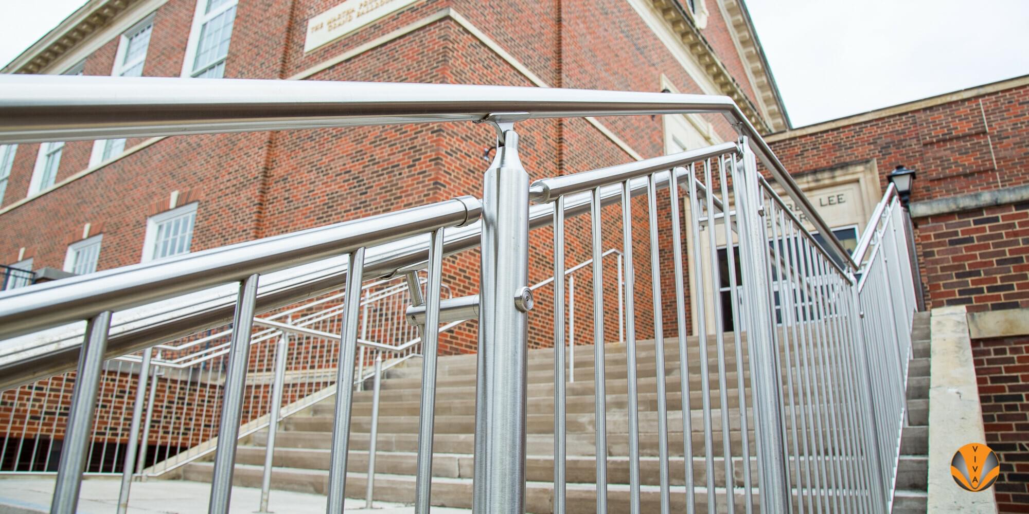 Picket Railing | CIRCA™ Railing at SMU Umphrey | VIVA Railings