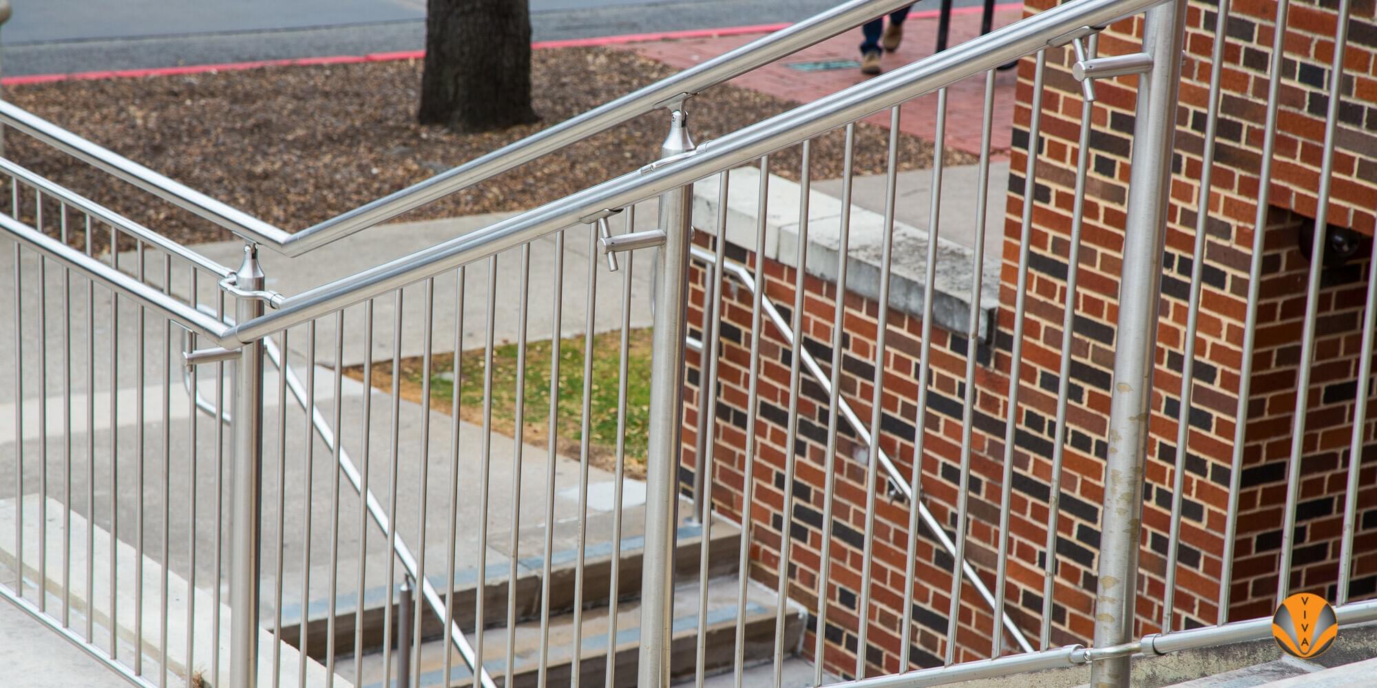 Picket Railing | CIRCA™ Railing at SMU Umphrey | VIVA Railings