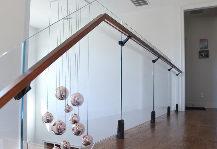 Glass Railing Modular VIVA Railings | Modular Glass Railing - SHOE | Farrah Khan Residence,…