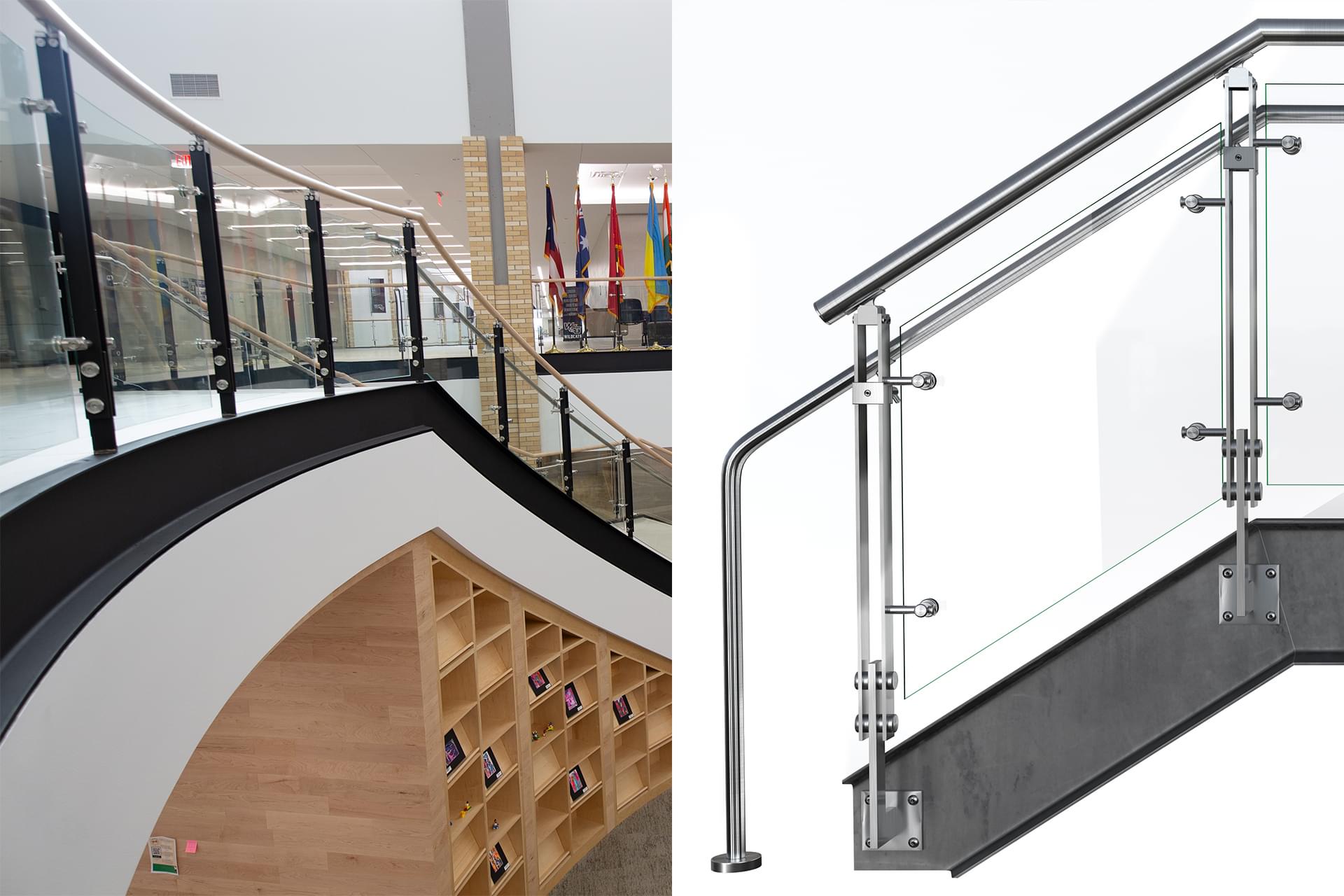 Blade Railing System BLADE® Modular Glass Railing System | Viva Railings | VIVA Railings