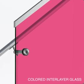 Colored Interlayer Glass Pink