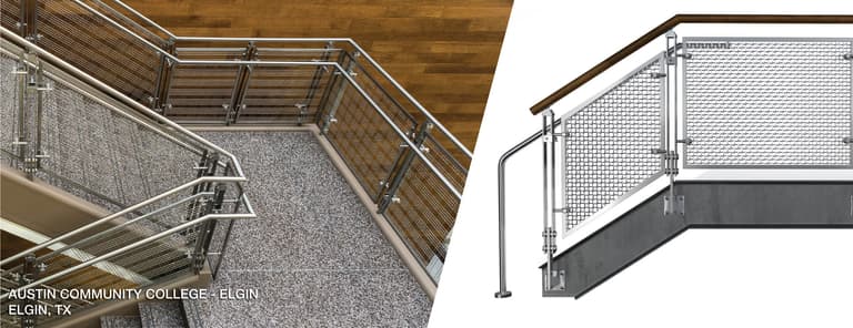 Commercial Stair Railing Systems, Designs, Ideas & Code Requirements