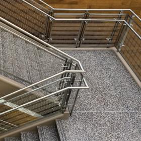 Blade wire mesh system acc elgin campus