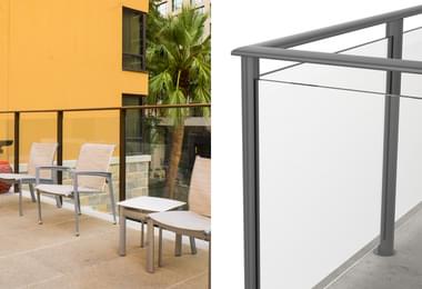 ECO ELLIPSE Glass Railing System