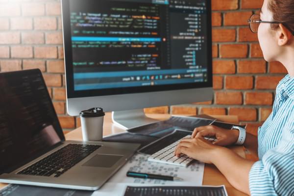 Person coding