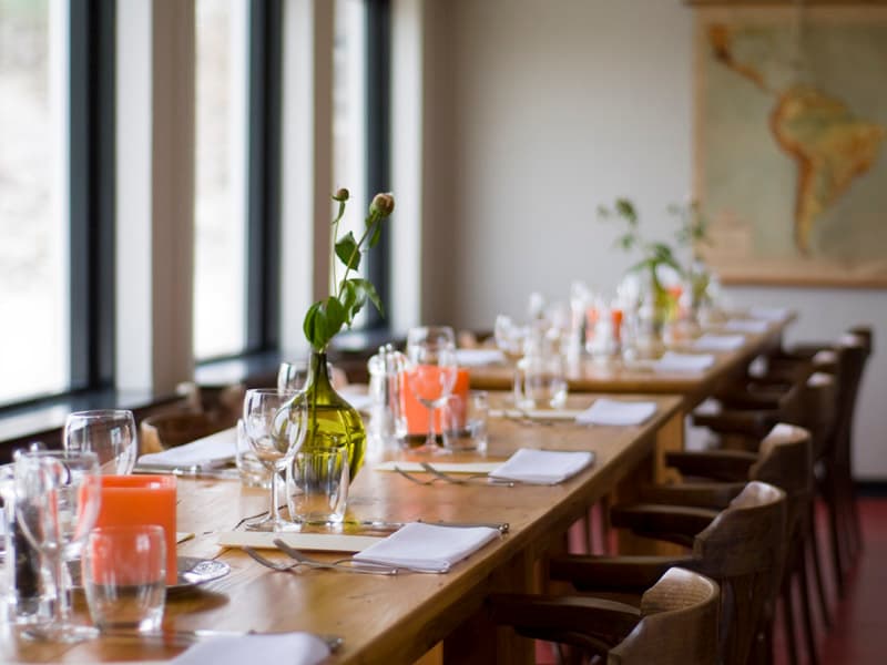 Terschelling uit eten gedeke tafel