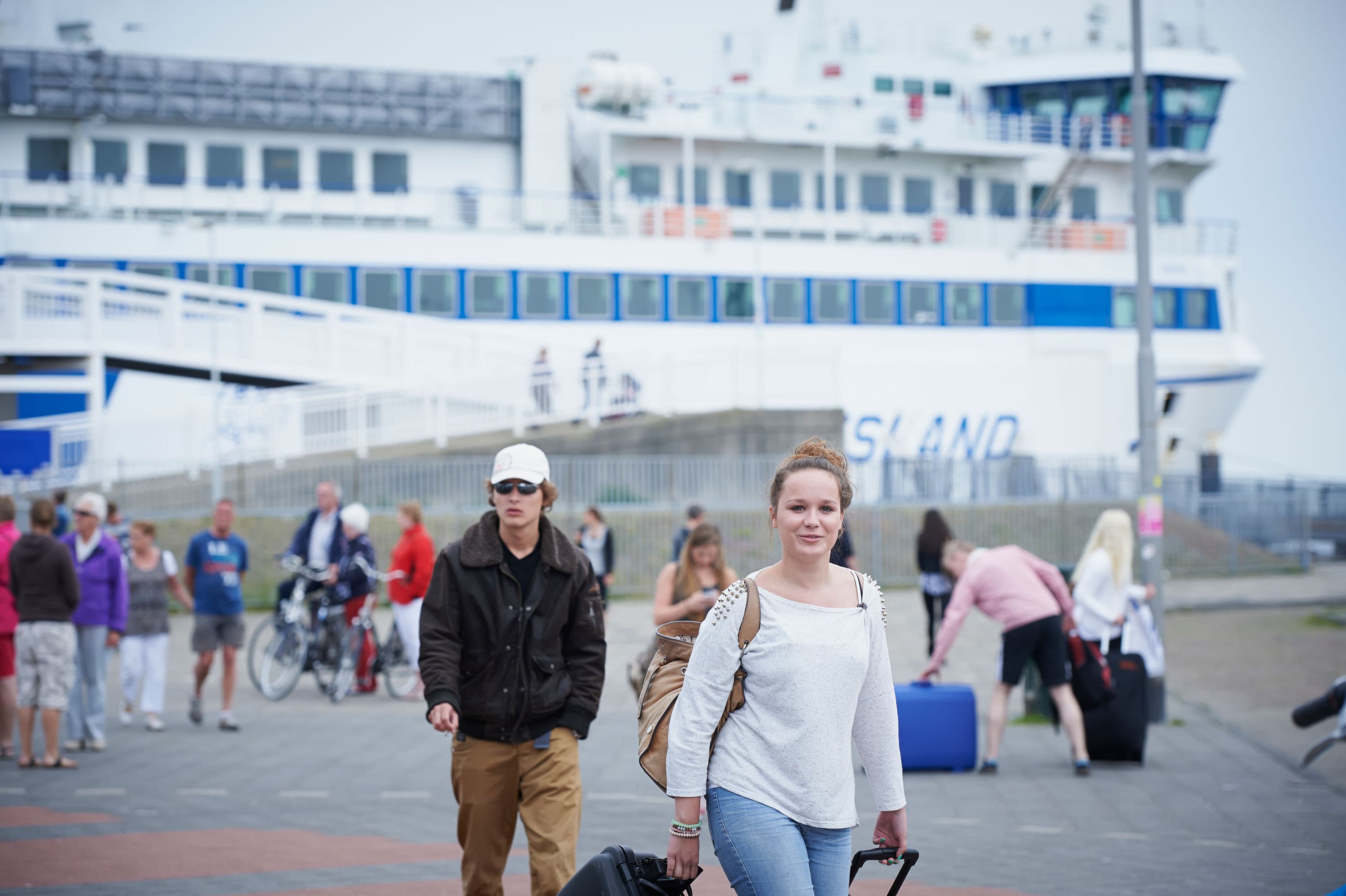 VVV Terschelling Doeksen vervoer overtocht Friesland Haven aankomst