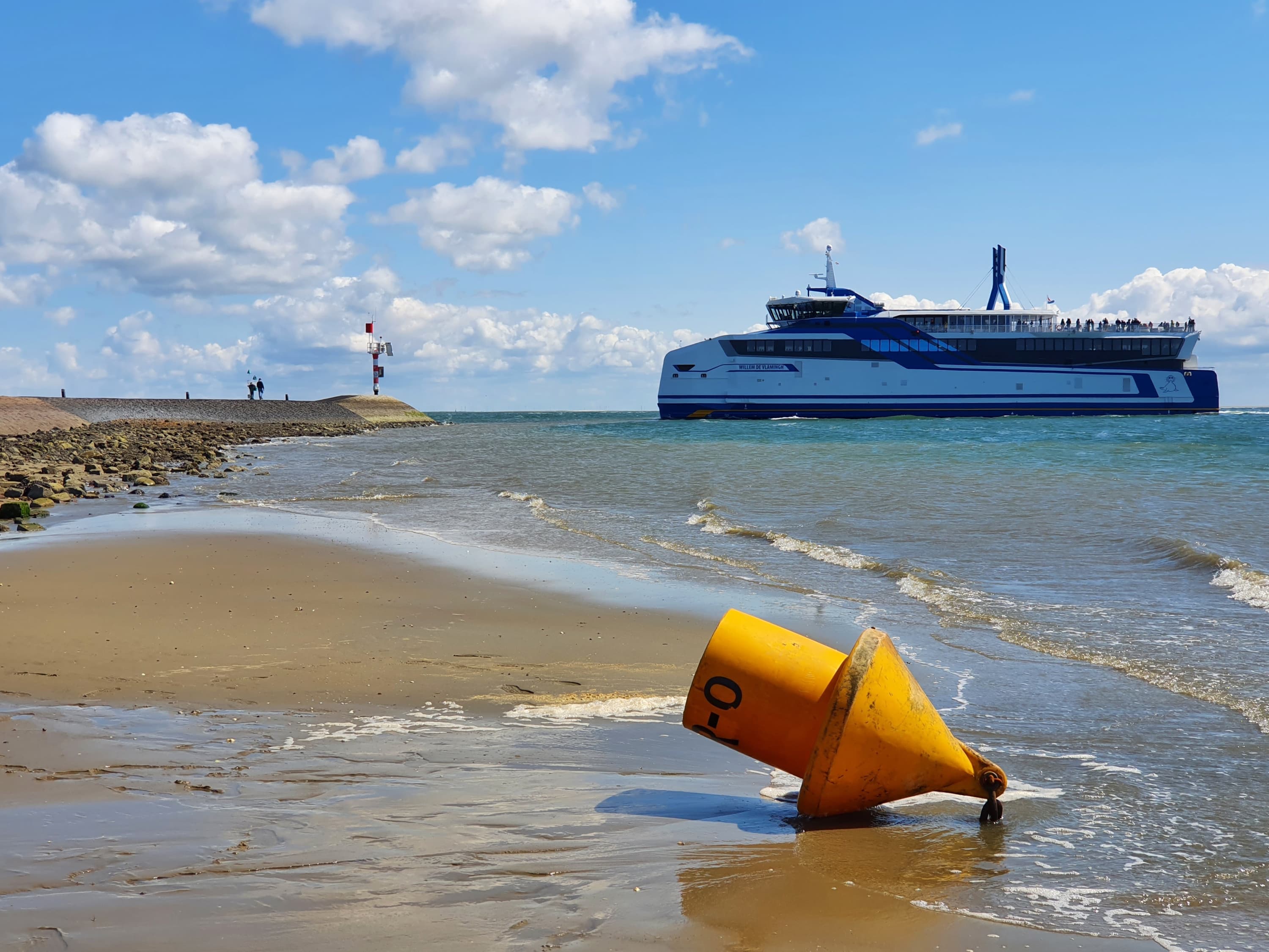 Veerboot aankomst